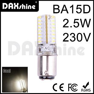 DAXSHINE 64LED BA15D 2.5W 230V Cool White 6000-6500K 160-190lm  